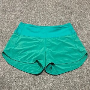Women's Lulu Lemon Size 8 Teal Shorts